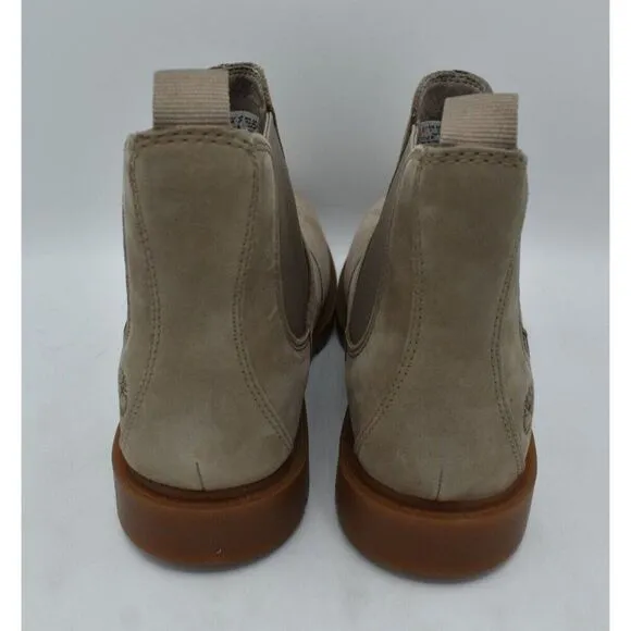 Timberland Womens Size 8.5 Linden Woods Taupe Gray Nubuck Chelsea Boots Shoes