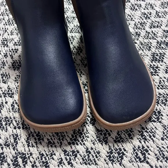 Tipsietoes Chelsea Barefoot Genuine Leather Boots in Navy Blue EU 39