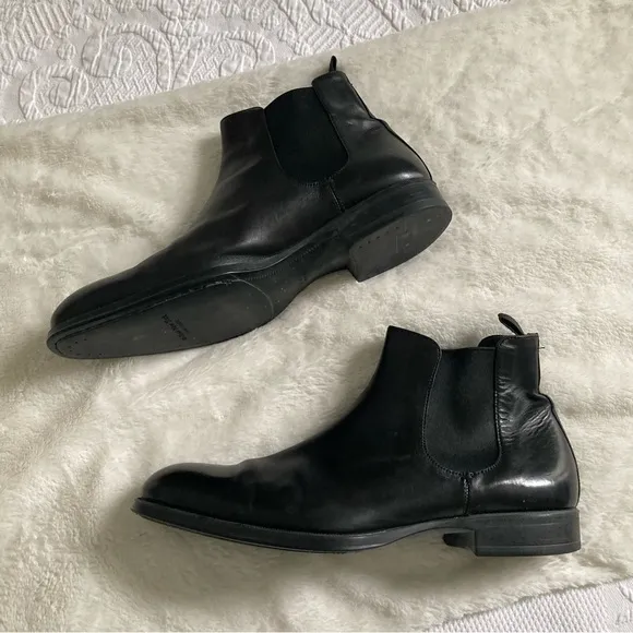 To Boot New York Adam Derrick Julius black calf leather Chelsea boot size 9.5