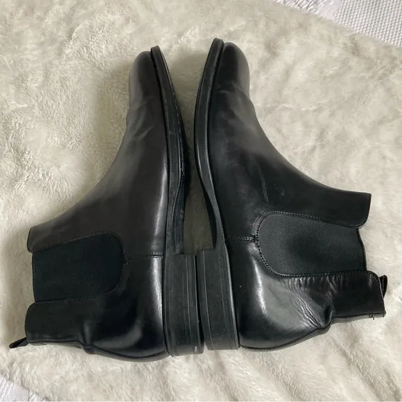 To Boot New York Adam Derrick Julius black calf leather Chelsea boot size 9.5