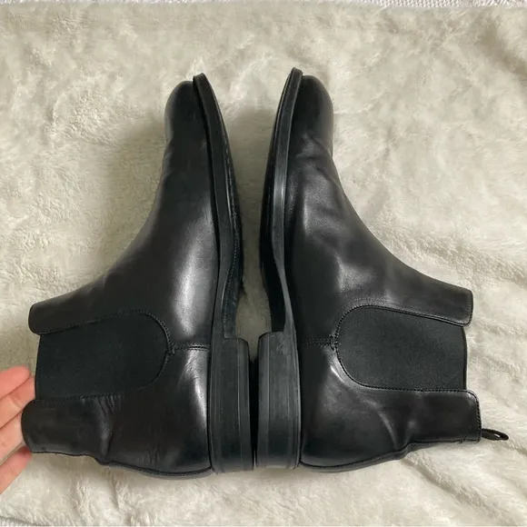 To Boot New York Adam Derrick Julius black calf leather Chelsea boot size 9.5
