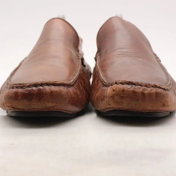 To Boot New York Adam Derrick Loafers Men's 10 Brown Leather Driving Shoes
