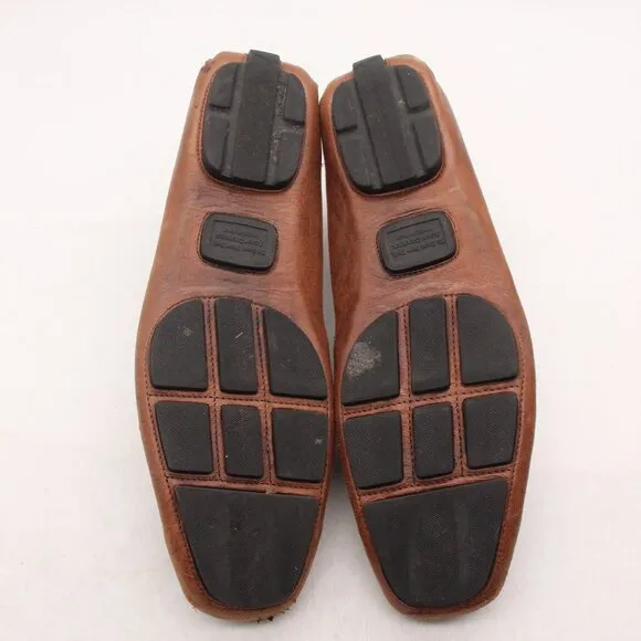 To Boot New York Adam Derrick Loafers Men's 10 Brown Leather Driving Shoes