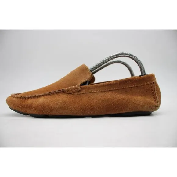 To Boot New York Adam Derrick  Men's 8 Brown Suede Driving Loafers Made in Italy