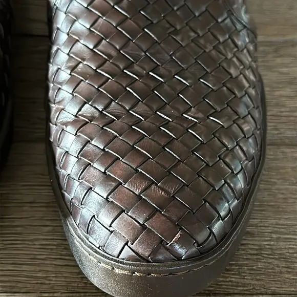 To Boot New York Adam Derrick Woven Leather Loafer