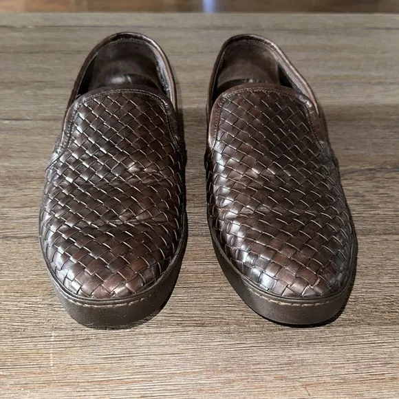 To Boot New York Adam Derrick Woven Leather Loafer