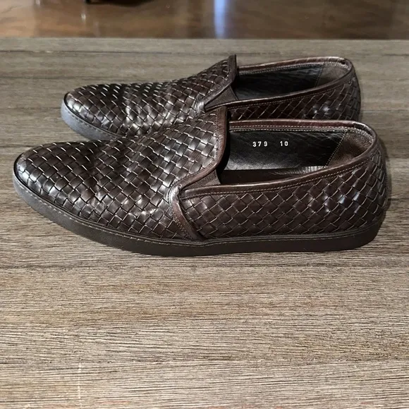 To Boot New York Adam Derrick Woven Leather Loafer