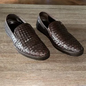 To Boot New York Adam Derrick Woven Leather Loafer