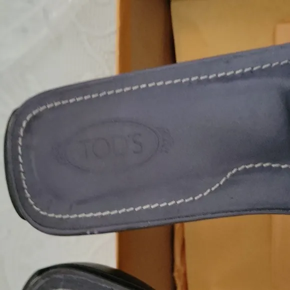 TOD'S 8 1/2 Sandals  Blue Not New