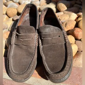 Tod’s Driving Loafers. Brown suede 9M Used see photos