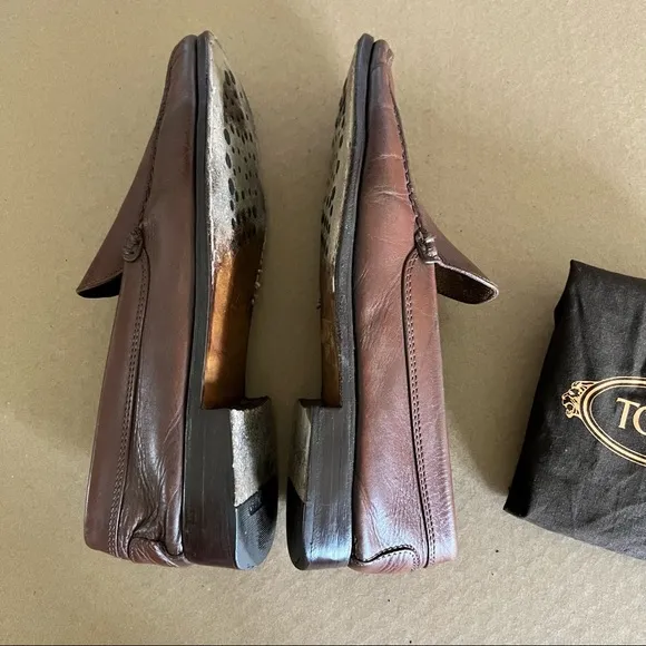 TOD'S Driving Slip On Oxford Loafers