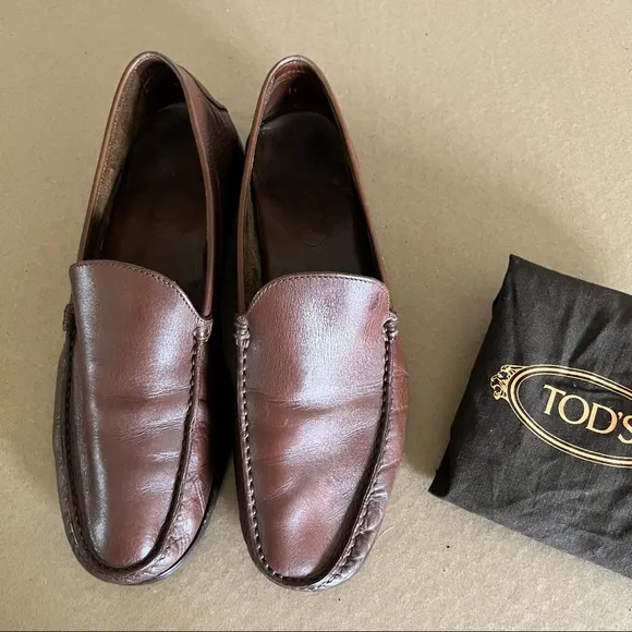 TOD'S Driving Slip On Oxford Loafers