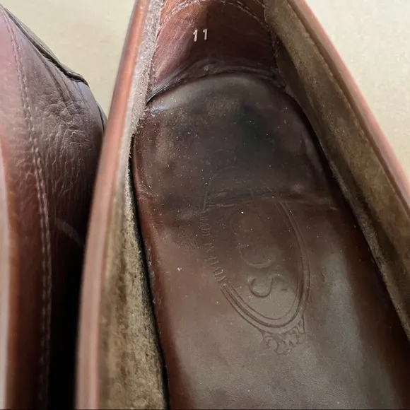 TOD'S Driving Slip On Oxford Loafers