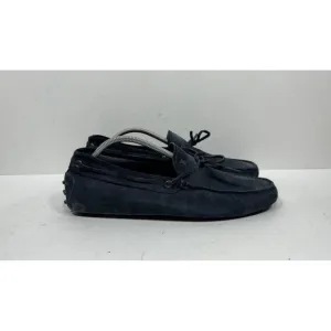 Tod’s Gommino Driving Loafers Shoes Navy Blue Suede Men’s Size 10.5 US