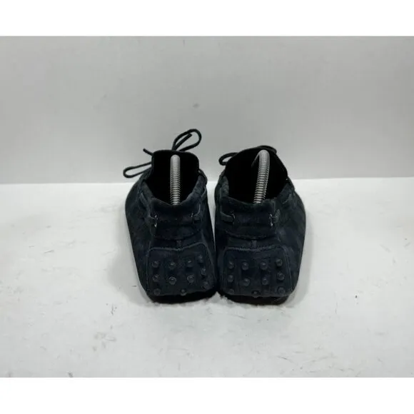 Tod’s Gommino Driving Loafers Shoes Navy Blue Suede Men’s Size 10.5 US