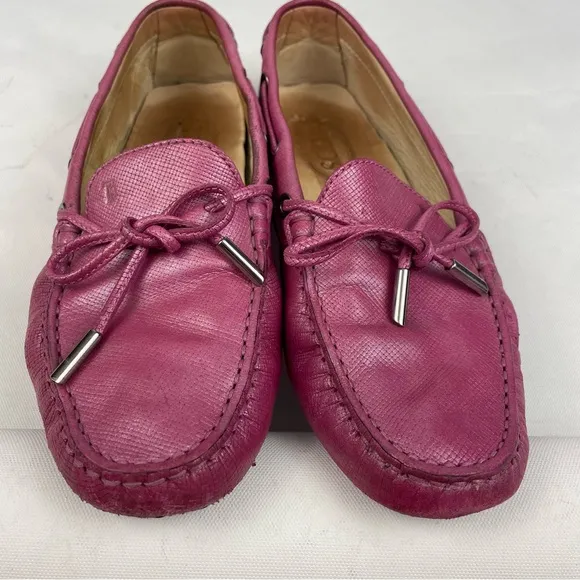 TOD’s Gommino Pink Driving Loafers 39.5 US 9.5
