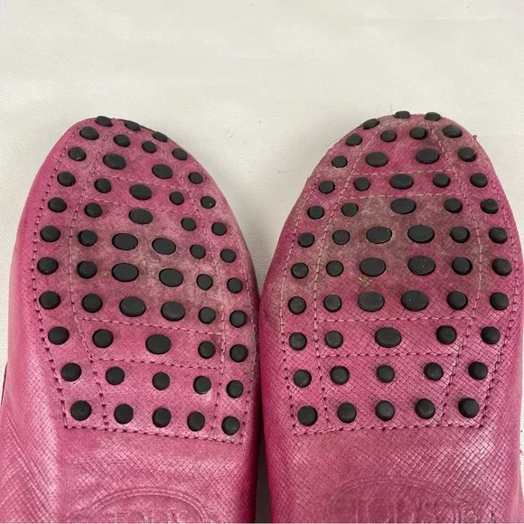 TOD’s Gommino Pink Driving Loafers 39.5 US 9.5