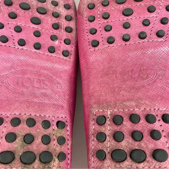 TOD’s Gommino Pink Driving Loafers 39.5 US 9.5