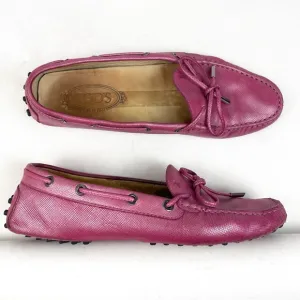 TOD’s Gommino Pink Driving Loafers 39.5 US 9.5