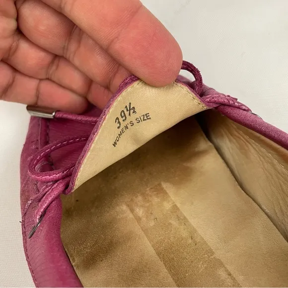 TOD’s Gommino Pink Driving Loafers 39.5 US 9.5