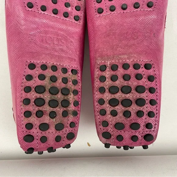TOD’s Gommino Pink Driving Loafers 39.5 US 9.5