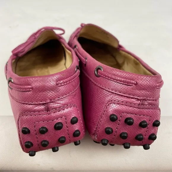 TOD’s Gommino Pink Driving Loafers 39.5 US 9.5