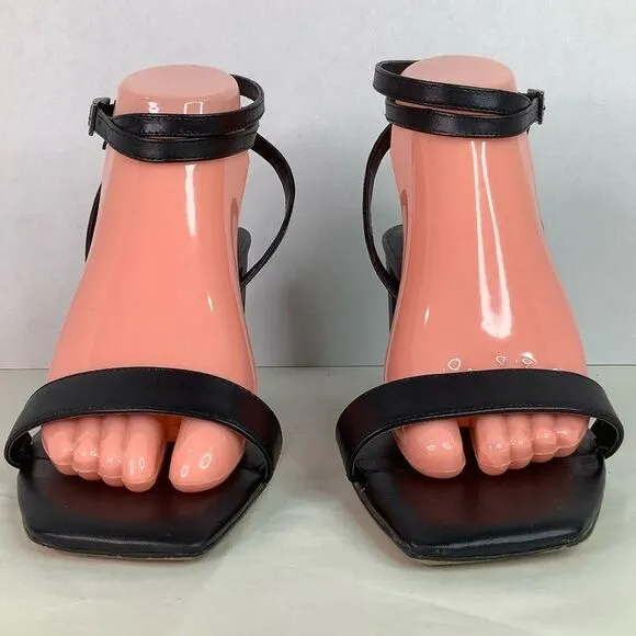 Tomaris Leather Strap Block Heel Open Toe Sandals Women’s size 40/USA 9.5