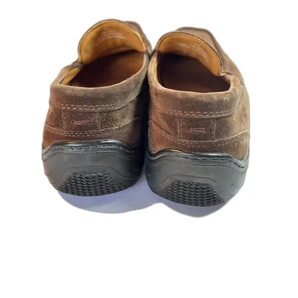 Tommy Bahama Men's Espresso Suede Slip-On Driving Loafers Rubber Soles 9M