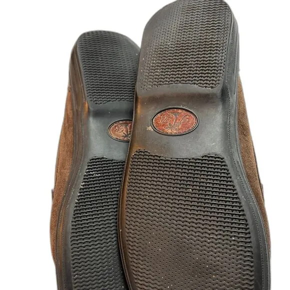 Tommy Bahama Men's Espresso Suede Slip-On Driving Loafers Rubber Soles 9M