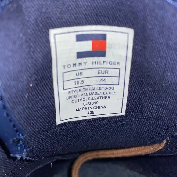 Tommy Hilfiger Mens Leather Sneakers