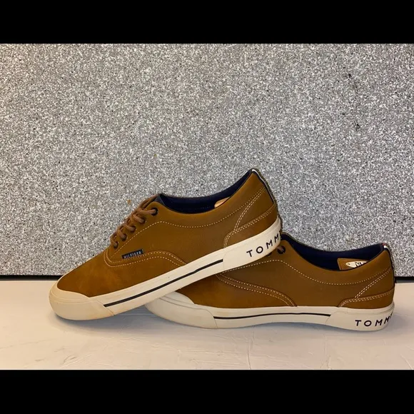 Tommy Hilfiger Mens Leather Sneakers