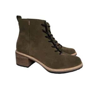 Toms Finn Olive Green Military Combat Boots 7