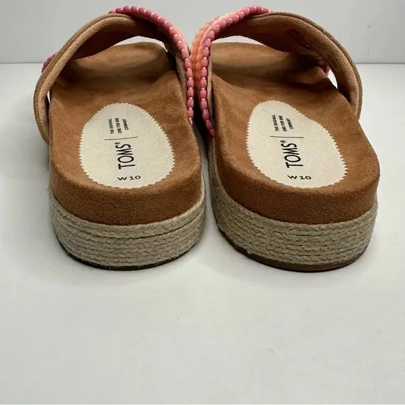 TOMS NEW! Paloma Slip-on Suede Sandals Size 10