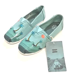 Toms sunrise embroidered Alpargata Youth Classic espadrilles size 13.5 girls