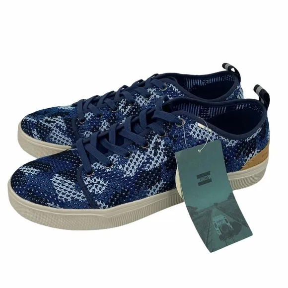 Toms Trvl Lite Navy Camo Low Top Sneakers