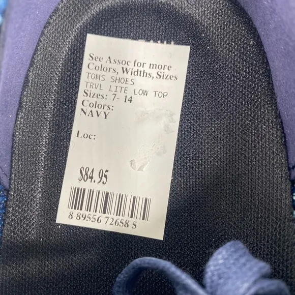 Toms Trvl Lite Navy Camo Low Top Sneakers