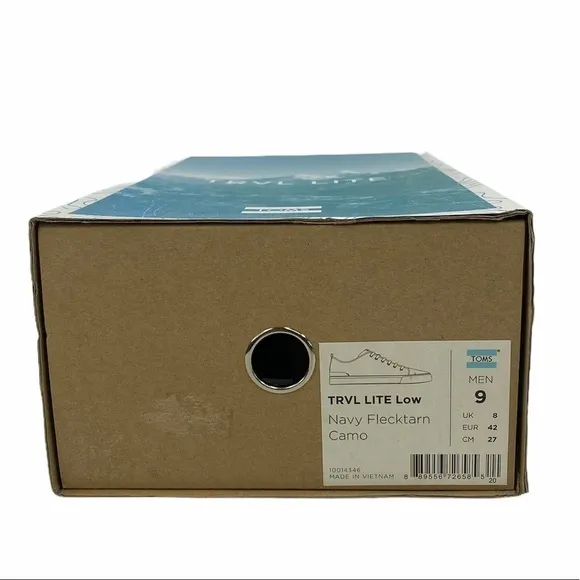 Toms Trvl Lite Navy Camo Low Top Sneakers