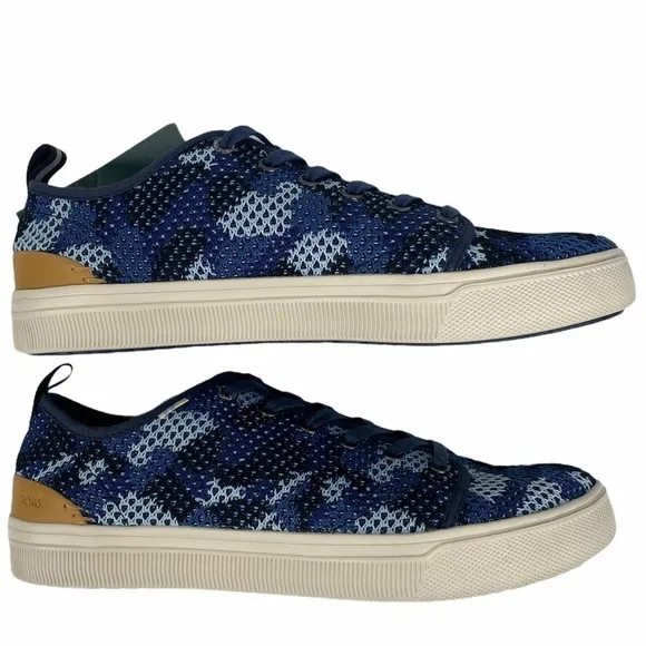 Toms Trvl Lite Navy Camo Low Top Sneakers