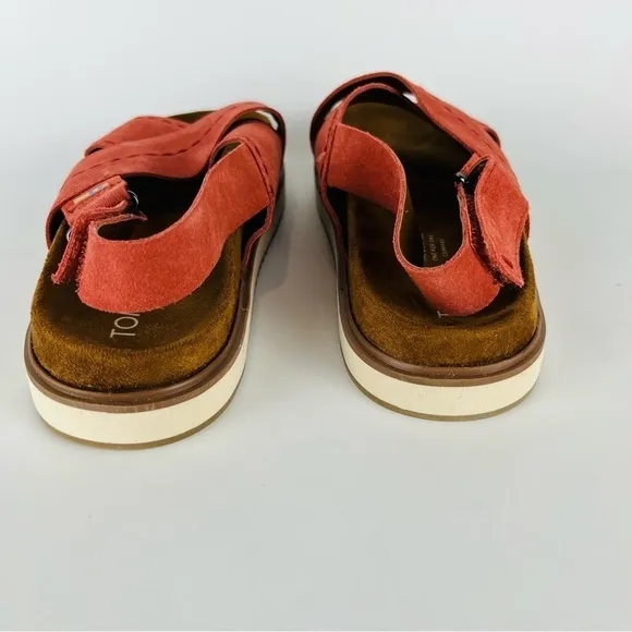 Toms Women’s Marisa Flatform Leather Sandals NIB