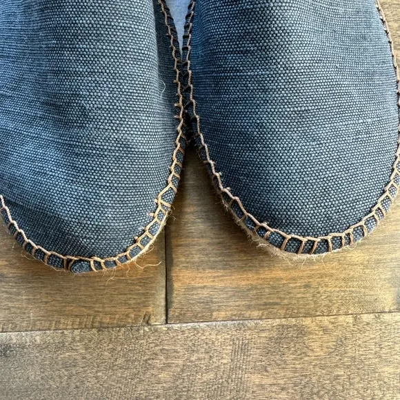 TONI PONS Dallas Jute Espadrilles Size 43/10 Canvas Classic Woven Side Elastics