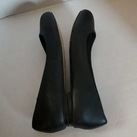 Torrid Flats Shoes Black Vegan Leather Ballet Flat Almond Toe Women's WOMAN'S 11