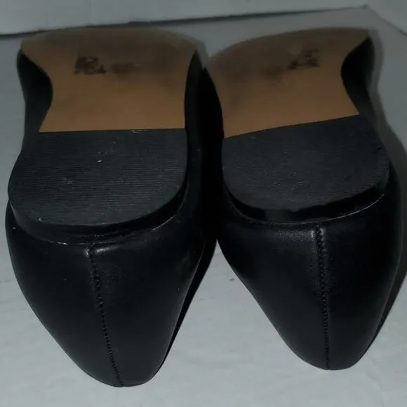 Torrid Flats Shoes Black Vegan Leather Ballet Flat Almond Toe Women's WOMAN'S 11