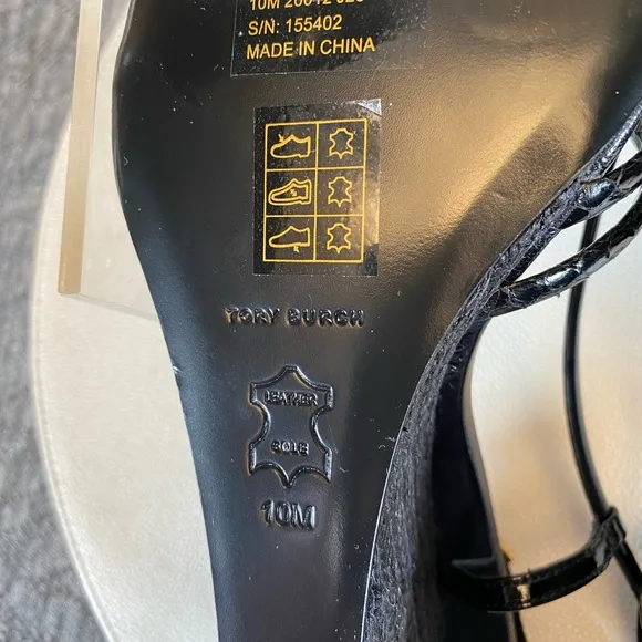 Tory Burch 75mm Multi Strap Wedge Sandals Women's 10