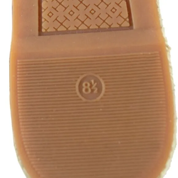 TORY BURCH Black Canvas Espadrilles