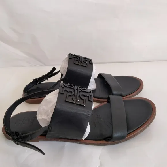 Tory Burch Black Melinda Sandals size 7.5