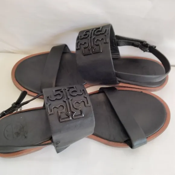 Tory Burch Black Melinda Sandals size 7.5