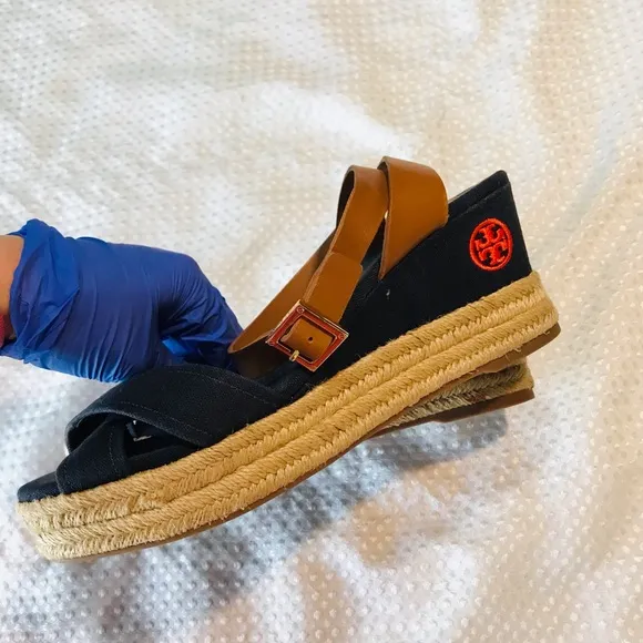 Tory Burch canvas espadrilles sandals
