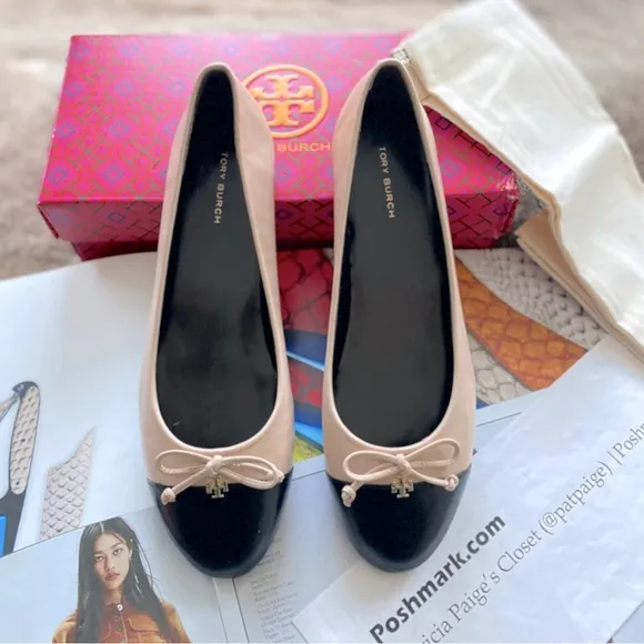 Tory Burch Cap-Toe Ballet Flat