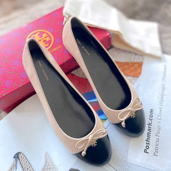 Tory Burch Cap-Toe Ballet Flat