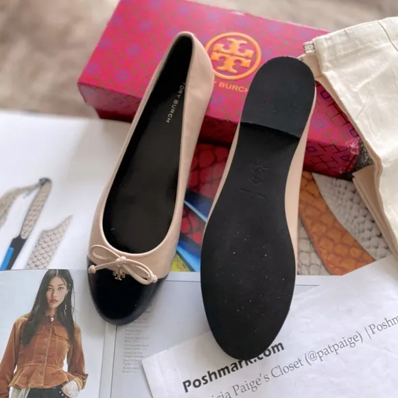 Tory Burch Cap-Toe Ballet Flat